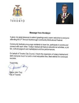 Message from the Mayor